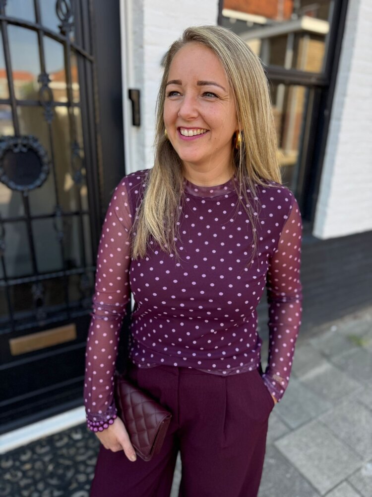 Ydence TOP BAILY PLUM