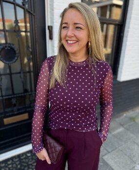 Ydence TOP BAILY PLUM