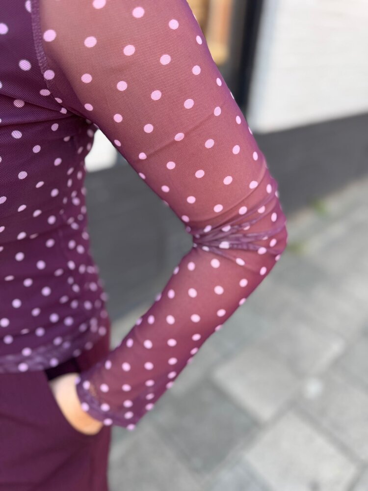 Ydence TOP BAILY PLUM