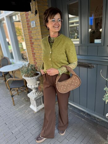 Ydence CARDIGAN KITTY GREEN