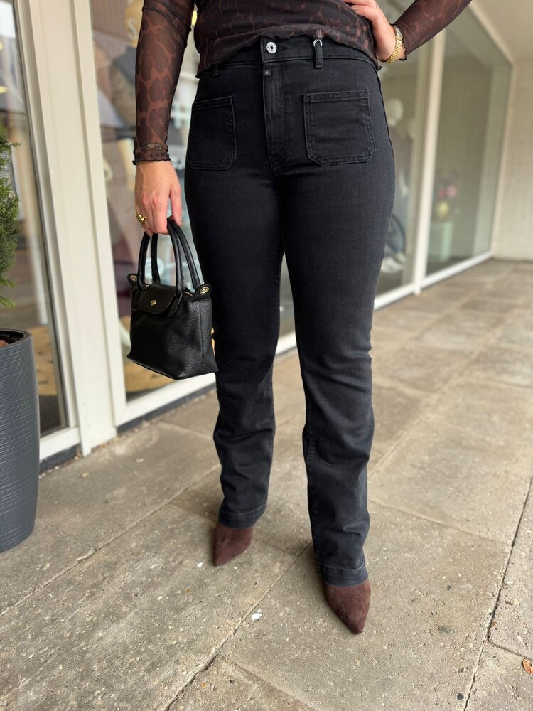 Cup Of Joe Denim JEANS DIANA BLACK VINTAGE