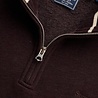 Superdry ESSENTIAL SERIF LOGO HALF ZIP HERTIAGE PORT MARL