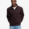 Superdry ESSENTIAL SERIF LOGO HALF ZIP HERTIAGE PORT MARL