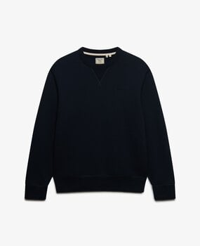 Superdry ESSENTIAL STACKED LOGO CREW DARK NAVY