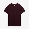 Superdry COTTON CLASSIC LINEN PKT TEE CHERRY BURGUNDY