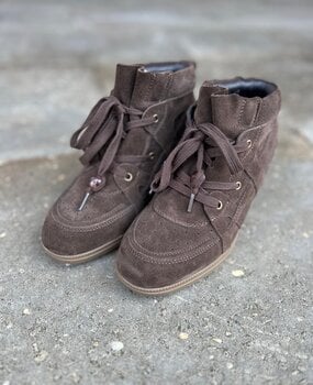 Poelman SNEAKER CINDY DARK BROWN Poelman SNEAKER CINDY DARK BROWN