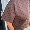 SisterSpoint T-SHIRT VEDA BROWN/BLACK DOT