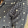 SisterSpoint WRAP BLOUSE GRACY NAVY CHECK