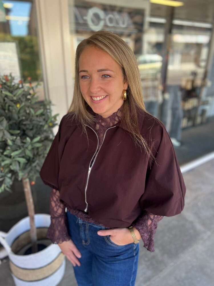 SisterSpoint JACKET NELLY WINE