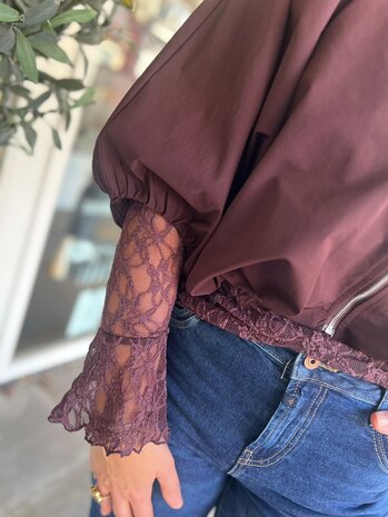 SisterSpoint JACKET NELLY WINE
