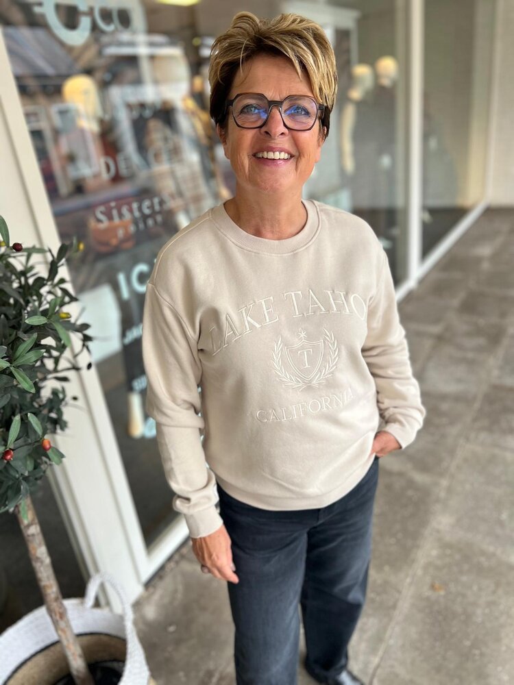 JDY JDYPARIS L/S EMB SWEAT JRS NOOS