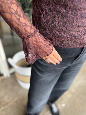 TOP NINA KANT BORDEAUX TOP NINA KANT BORDEAUX