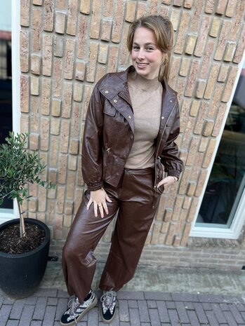 Ydence PANTS ANNEMONE COFFEE BROWN