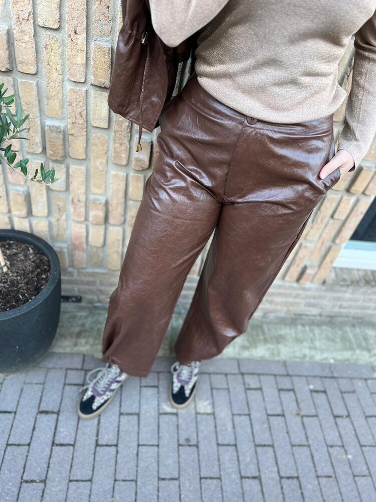 Ydence PANTS ANNEMONE COFFEE BROWN