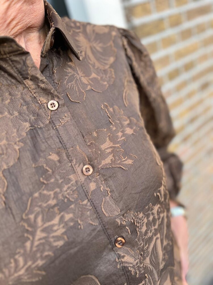 Ydence BLOUSE DONNA COFFEE BROWN