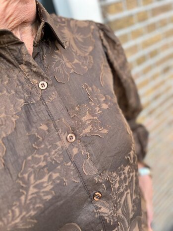 Ydence BLOUSE DONNA COFFEE BROWN