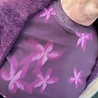 Ydence TOP WILLEMIJN PLUM FLOWER