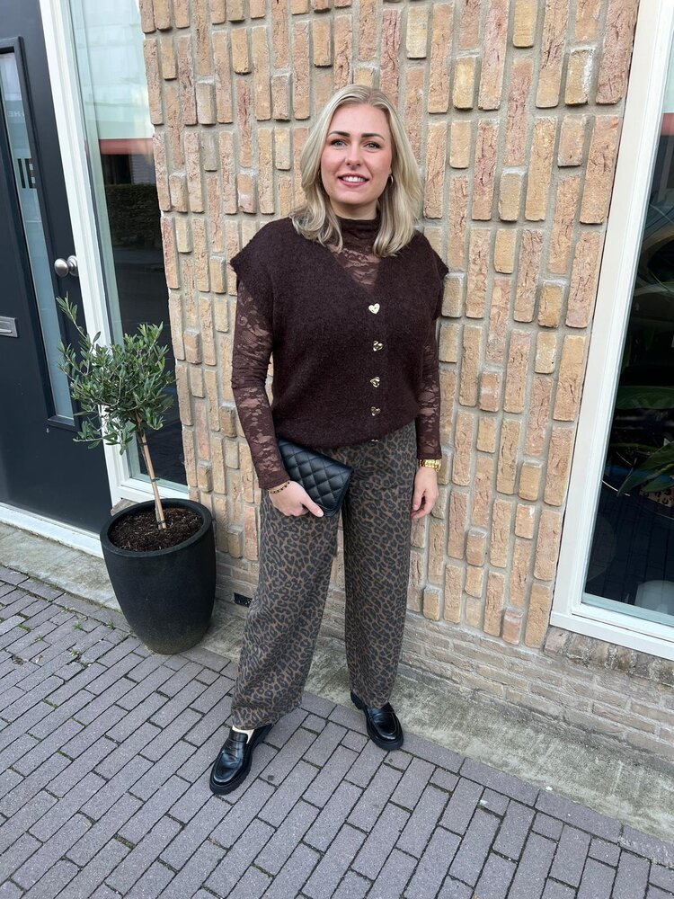 Ydence PANTS WHYNOA LEOPARD