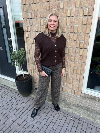 Ydence PANTS WHYNOA LEOPARD