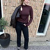 Ydence KNITTED TOP LOTTE PLUM