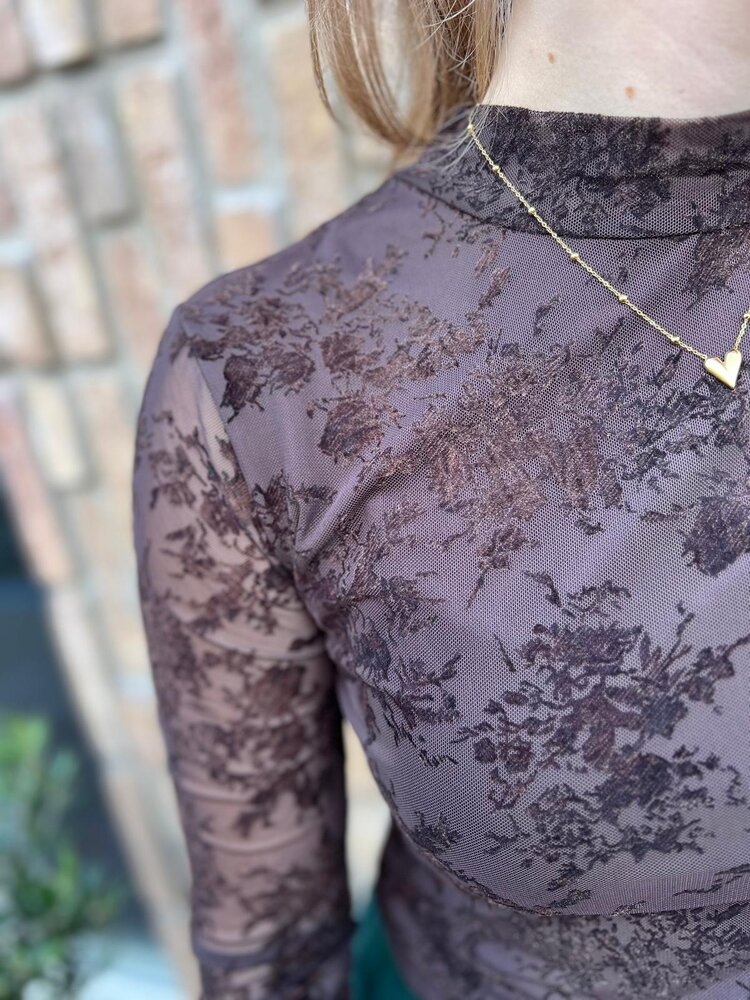 Ydence TOP BRANDY BROWN