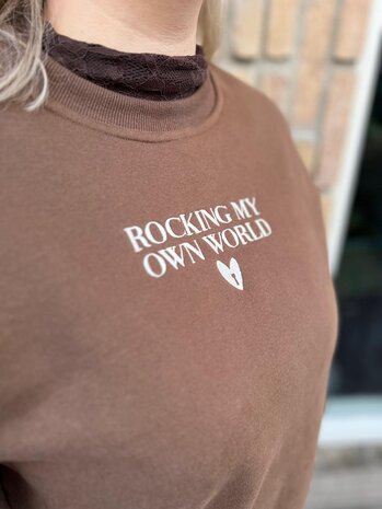 Ydence SWEATER ROCKING LIGHT BROWN