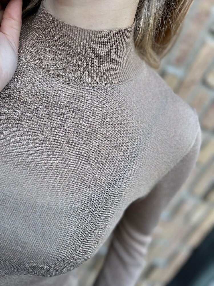 Ydence KNITTED TOP LOTTE BEIGE