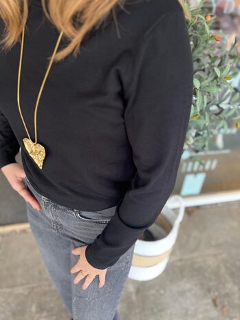ICHI IHLULS TURTLENECK LS BLACK