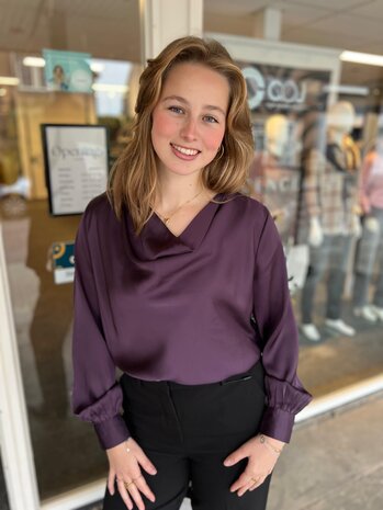JDY JDYROCKY L/S WATERFALL TOP WVN