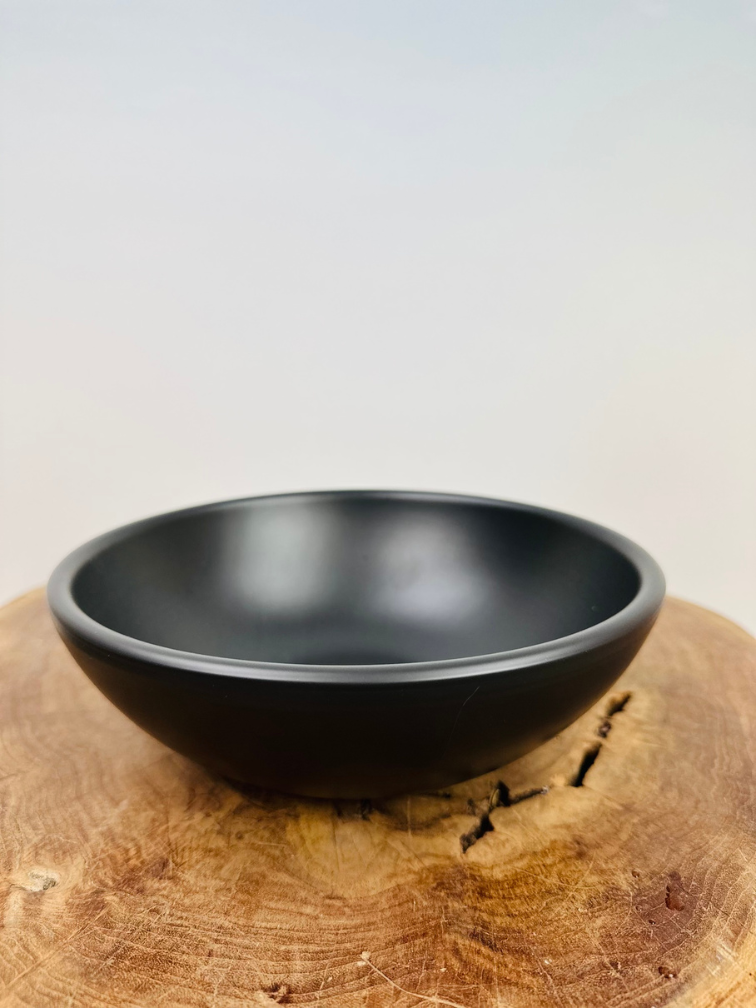 Ceramic water dish "black" for 12 cm