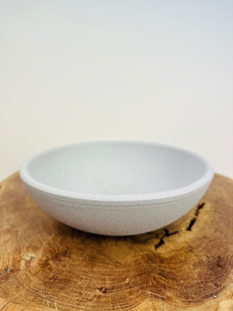 Bebedero de cerámica "gris" para 12 cm