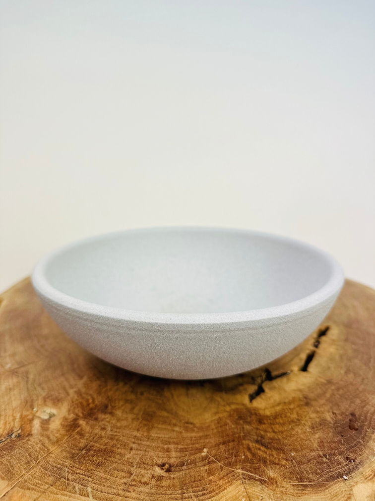 Ceramic water dish "grey" for 12 cm