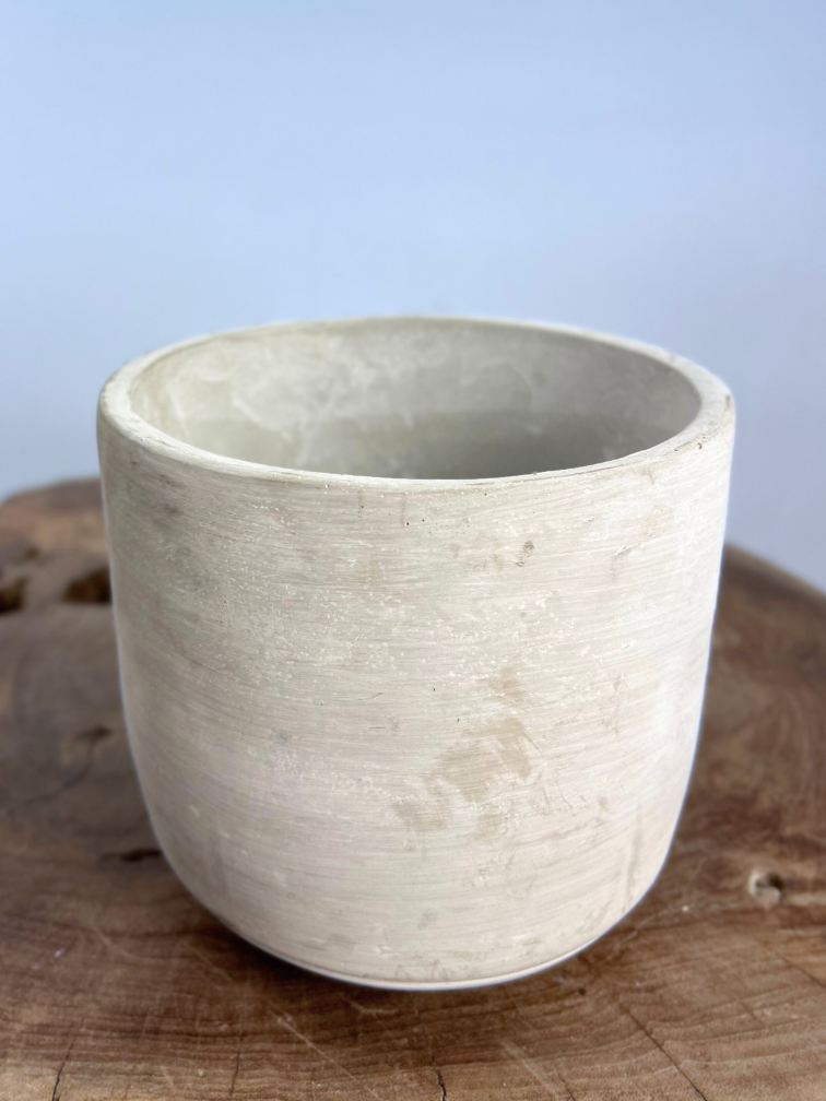 Ter Steege flowerpot Saar ‘Cement’ | 14 x 13 cm