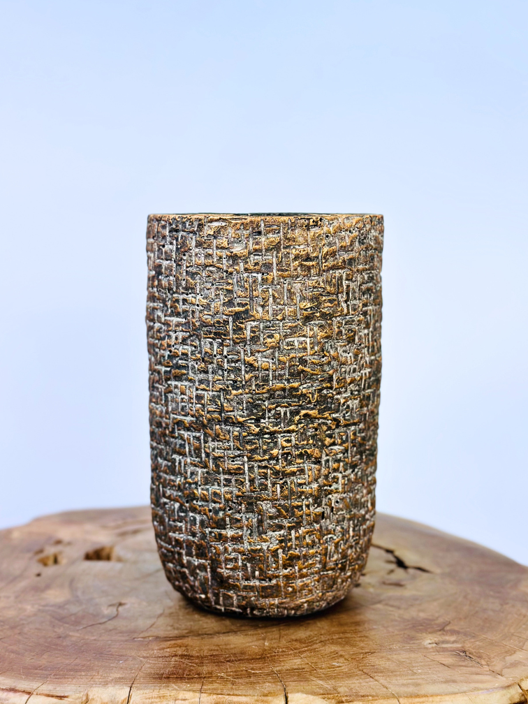 Plant pot Clay 'grey' | ⌀14x24cm