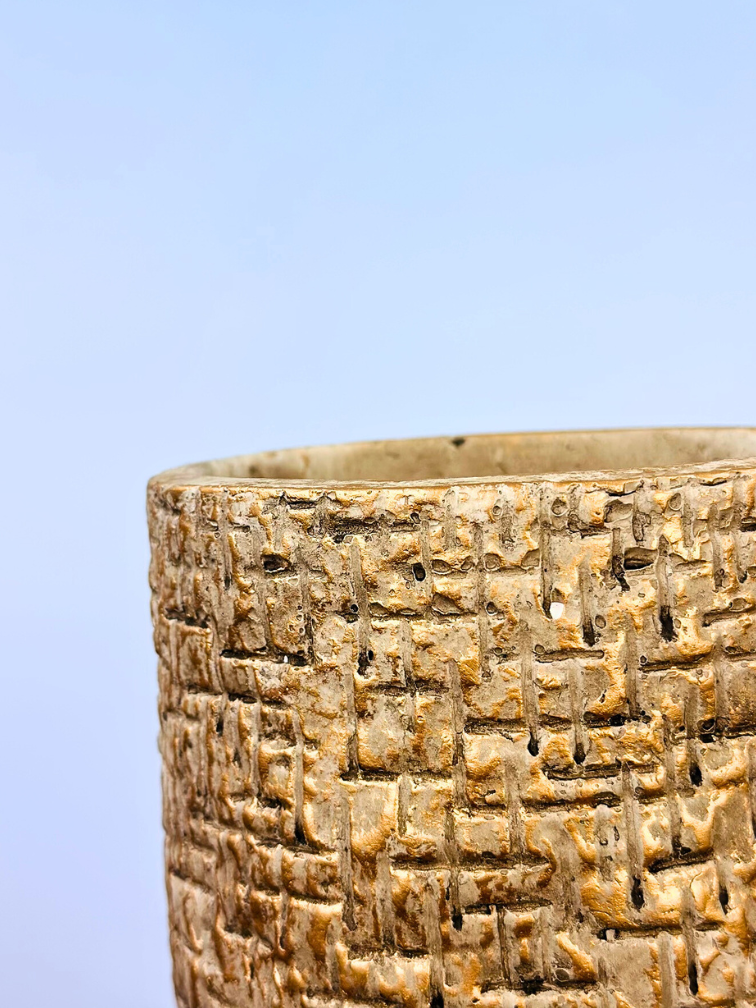 Plant pot Clay 'sand' | ⌀14x24cm