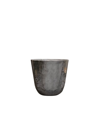 Ciotola per palude "Nelly" Grigio marmo - Artstone | ø 23 cm