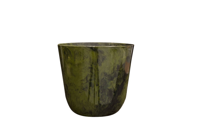 Bol marécageux "Nelly" Gris marbre - Artstone | ø 23 cm