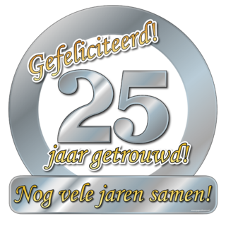 25 jaar huwelijk