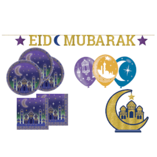 Eid Mubarak Blauw Goud