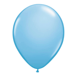 Hellblaue Luftballons