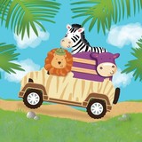 Service Safari Adventure 33x33cm | 16 pièces Service Safari Adventure 33x33cm | 16 pièces