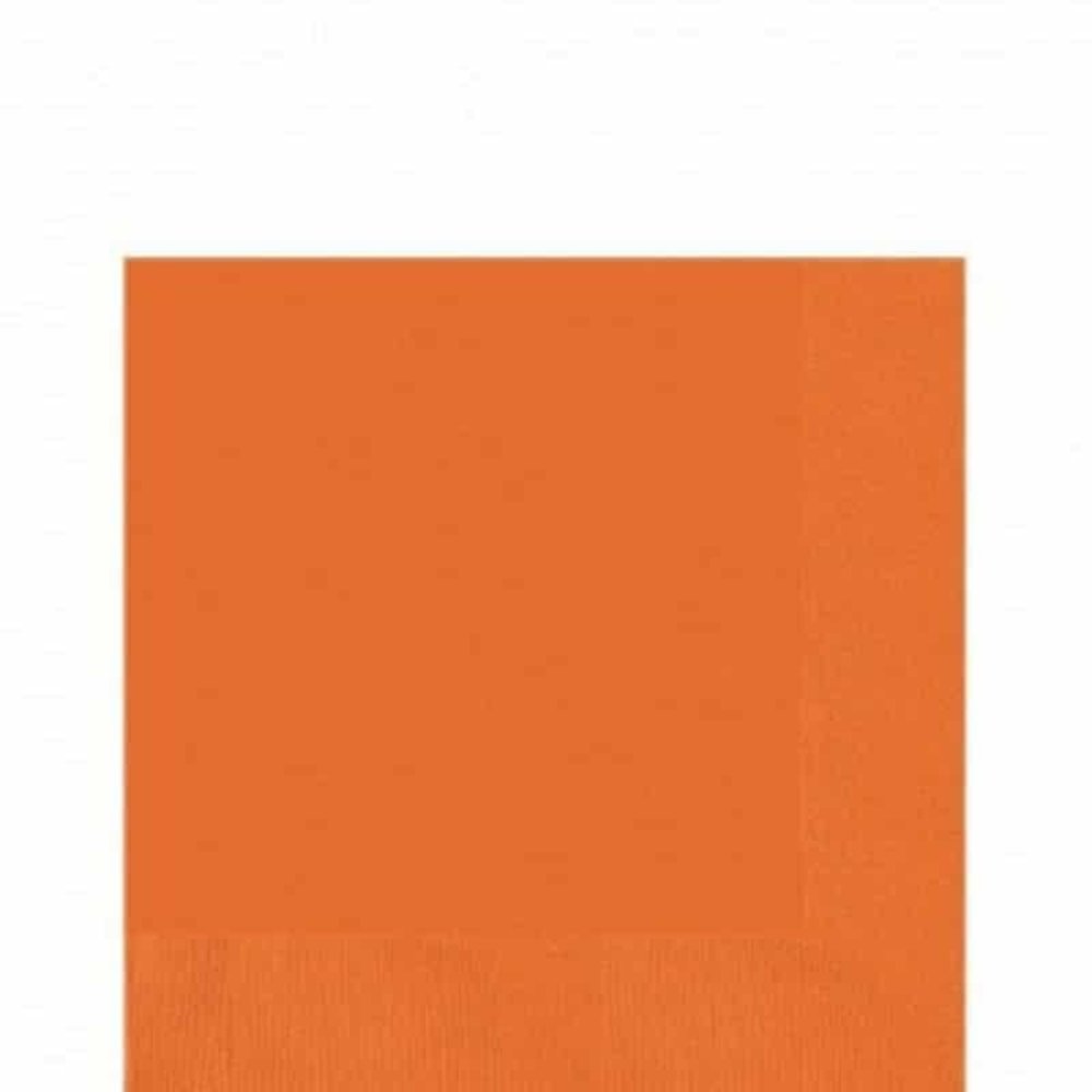 Servet oranje 25x25cm | 20 stuks Servet oranje 25x25cm | 20 stuks