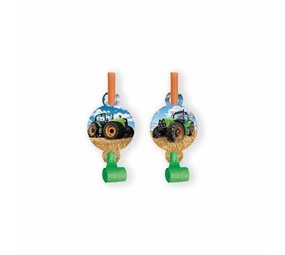 Creative Converting Tractor Time roltongen | 8 stuks