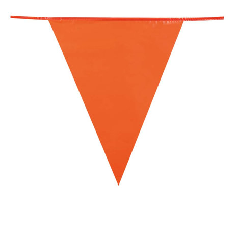 Boland Ligne de drapeaux orange avec 18 drapeaux 12x18cm | 10 mètres Boland Ligne de drapeaux orange avec 18 drapeaux 12x18cm | 10 mètres