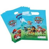 Tib Paw Patrol uitdeelzakjes blauw 23x1,5cm | 6 stuks Tib Paw Patrol uitdeelzakjes blauw 23x1,5cm | 6 stuks