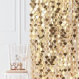 Ginger Ray Backdrop Gold Hearts | 100 x 250cm Ginger Ray Backdrop Gold Hearts | 100 x 250cm