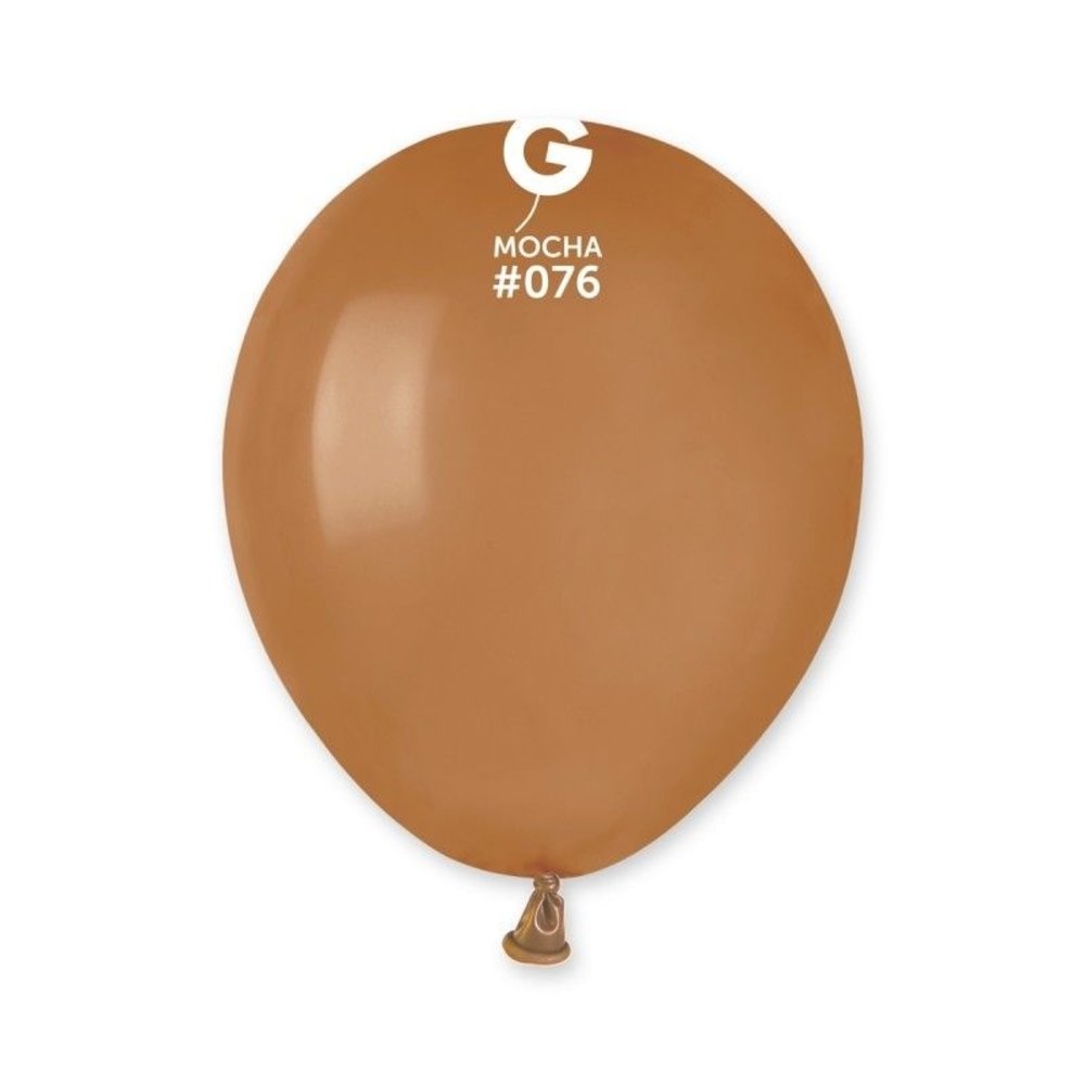 Gemar Ballonnen Mocca 13cm | 50 stuks Gemar Ballonnen Mocca 13cm | 50 stuks