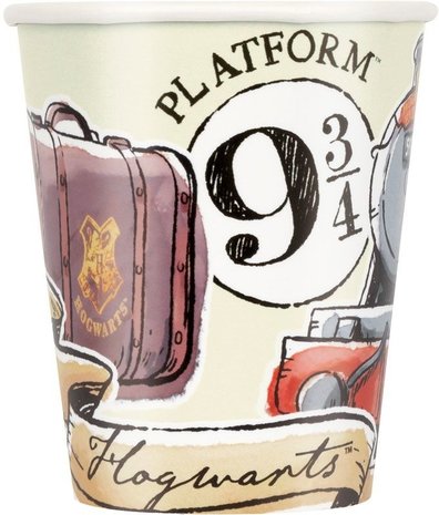 Unique Party Harry Potter Pappbecher HP | 8 Stück Unique Party Harry Potter Pappbecher HP | 8 Stück