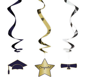 Folat Hängende Dekoration Congrats | 3 Stück Folat Hängende Dekoration Congrats | 3 Stück