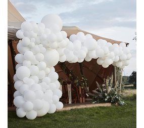 Ginger Ray Kit d'arche de ballons blancs de luxe Ginger Ray Kit d'arche de ballons blancs de luxe